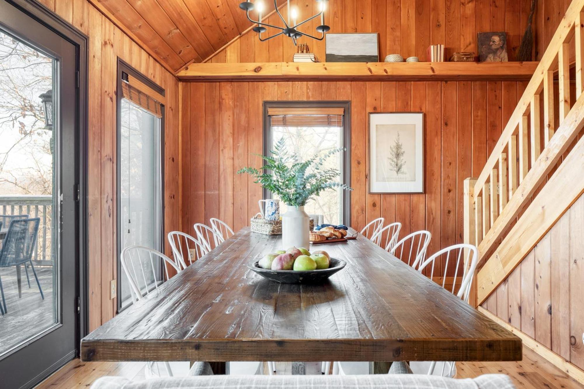 Fontana By Avantstay Gorgeous Mountain Cabin W Views Hot Tub Game Room Gatlinburg Ngoại thất bức ảnh